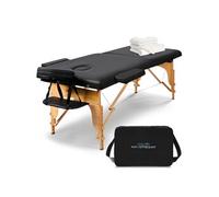 SereneLife Table de Massage, Portable, Pliable, Professionnelle, 3 Sections, Hauteur Ajustable, Sac de Transport
