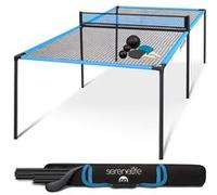 SereneLife - Table de ping-pong Trampoline - Cadre Acier Revêtu Anti-rouille - 240 cm