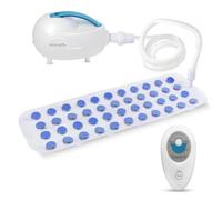 SereneLife Tapis de Bain à Bulles, Tapis pour Baignoire avec Massage à Air et Télécommande, Imperméable, Antidérapant, Intensité des Bulles Ajustable, Diffuseur de Parfums