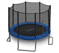 Serenelife Trampoline Exterieur Enfant/Adulte, Trampoline Récréatif de 2,4m /3m /3,6m pour Jardin, Stable et Robuste, avec Filet de Sécurité, Revêtement Antirouille,Coussin de Protection des Ressorts