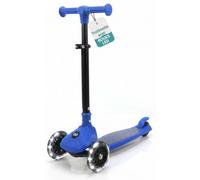 SereneLife Trottinette Enfant 2 en 1 avec et sans Siège - 3 Roues Pliable, Hauteur Réglable, Roues LED, Guidon Ajustable, Plateau Antidérapant