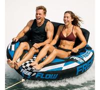 SereneLife Tube Gonflable remorquable Mixte, Noir-2 Personnes Avancées, Taille Unique