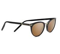Lunettes de Soleil Serengeti Elyna (Shiny Black Polarized Drivers Gold) femme Medium-Large