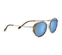 Serengeti Geary Gafas, Shiny Gunmetal Brown Buffalo, M unisexe pour adulte