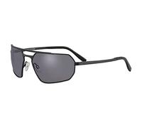 Serengeti Hinkley Lunettes de Soleil, Noir Mat, M/L Mixte