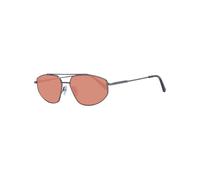 Serengeti - Lunettes de Soleil Aviateur Bronze avec Verres Orange - Homme - Accessoires - Brun - Taille: ONE Size
