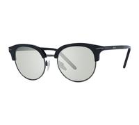 Serengeti Lunettes de Soleil Femme Noir Rond Vert Polarisé 8942 Lela 50mm