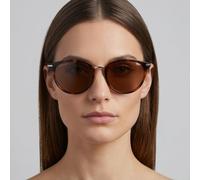 Serengeti Lunettes de Soleil Femmes Marron Havane Ovale Polarisé 8844 Elyna 54mm