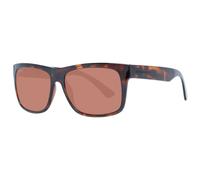 Serengeti - Lunettes de Soleil Marron Polarisées Full-Rim Style Trapèze - unisex - Accessoires - Brun - Taille: ONE Size