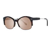 Serengeti - Lunettes de Soleil Rondes Marron Polarisees - unisex - Accessoires - Brun - Taille: ONE Size