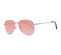 Serengeti - Lunettes de Soleil Unisexes Or Rose Rondes Orange - unisex - Accessoires - Jaune - Taille: ONE Size