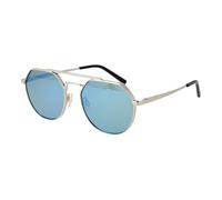Serengeti Lunettes de soleil Shelby SS533004 - Argent brillant - Verres polarisés 555nm Bleu Saturne