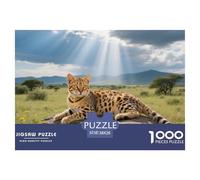 Serengeti, Puzzle De 1000 Pièces, Détails Riches Et Couleurs Vives, Idéal pour Encadrement, pour 12 Ans Et Plus,Pet Chat, 38x26cm/1000pcs