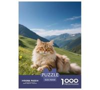 Serengeti, Puzzle De 1000 Pièces, Détails Riches Et Couleurs Vives, Idéal pour Encadrement, pour 12 Ans Et Plus,Pet Chat, 70x50cm/1000pcs