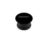 Serengeti Souvenirs/Touristes Design Minimaliste Polices PopSockets PopGrip Adhésif