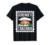 Serengeti Tanzanie Timbre de Voyage Souvenir T-Shirt
