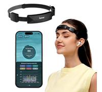 SereniBrain Bandeau de méditation, dispositif de neurofeedback EEG, retour audio et visuel en temps réel pour l'entraînement à la méditation | Suivi des ondes cérébrales Alpha, Beta, Gamma, Theta