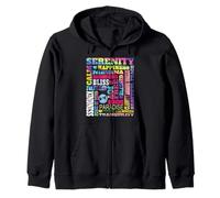 Sérénité, Calme, Paix, Joie, Bonheur béni, guérison, gentillesse Sweat à Capuche