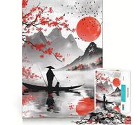 Sérénité et tranquillité Puzzle Adulte 1000 pièces Casse-tête Détente Mentale Motif à Assembler Cadeau de Noël (38x52cm)