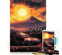 Sérénité et tranquillité Puzzle de 1000 pièces pour Adolescents Améliore la mémoire, détente mentale, Sharp Edge, Cadeau créatif (38x52cm)