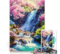 Sérénité et tranquillité Puzzle de 1000 pièces pour Adolescents Améliore la mémoire, détente mentale, Sharp Edge, Cadeau créatif (50x75cm)