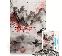 Sérénité et tranquillité Puzzle de 1000 pièces pour Adolescents Améliore la mémoire Loisirs faciles Découpe Ferme Décoration Murale (50x75cm)