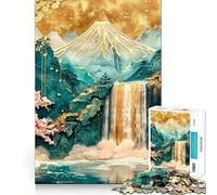 Sérénité et tranquillité Puzzle de 1000 pièces pour Adultes Jouet Intelligent et ludique Idéal pour la Maison Bords Nets Cadeau de Noël idéal (38x52cm)