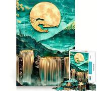 Sérénité et tranquillité Puzzle de 1000 pièces pour Adultes Jouet Intelligent et ludique Idéal pour la Maison Bords Nets Cadeau de Noël idéal (38x52cm)
