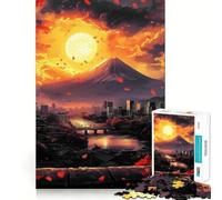 Sérénité et tranquillité Puzzle de 1000 pièces pour Adultes Puzzle pour améliorer la mémoire, soulager Le Stress, Design à Assembler, Cadeau de Noël (50x75cm)