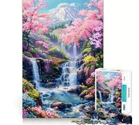 Sérénité et tranquillité Puzzle de 1000 pièces pour Adultes Puzzle pour améliorer la mémoire, soulager Le Stress, Design à Assembler, Cadeau de Noël (50x75cm)
