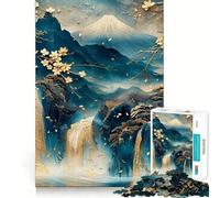 Sérénité et tranquillité Puzzle de 1000 pièces pour Adultes Stimulation de la mémoire Passe-Temps à la Maison Décoration Murale (50x75cm)