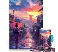 Sérénité et tranquillité Puzzles pour Adolescents 1000 pièces Wise Think Toy Loisirs Amusant Décoration Murale Transparente (50x75cm)