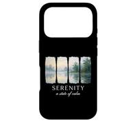 Sérénité : Un état de Calme Nature paisible et de Pleine Conscience Zen Coque pour iPhone 17 Pro