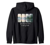 Sérénité : Un état de Calme Nature paisible et de Pleine Conscience Zen Sweat à Capuche