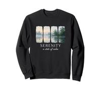 Sérénité : Un état de Calme Nature paisible et de Pleine Conscience Zen Sweatshirt