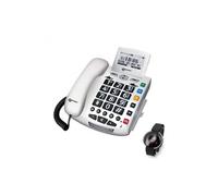 GEEMARC Téléphone filaire grosses touches sénior SERENITIES avec télécommande design