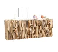 Serenitison Boîte de Rangement pour Routeur WiFi,Boîte De Rangement pour Câbles,Bois Etagere Murale pour Décodeur TV,Support Box Internet Vertical,Étagère Flottante pour Lecteur,55 * 11 * 20cm