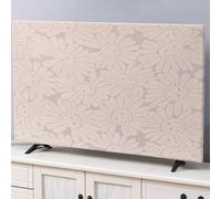 Serenitison Housse de télévision résistante aux rayures, universelle, élastique, respirante, protège l'écran, housse d'ordinateur, résistante aux rayures, lavable, pour téléviseurs de 32 à 85 pouces