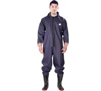 Serenitison Waders Peche Respirant,Cuissardes de Chasses,Waders Respirant,Pantalons de pêche,échassiers de pêche avec des Bottes pour Hommes Femmes,pour pêche en Plein air,l'agriculture,pataugeoire