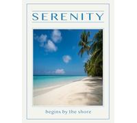Serenity: A Decorative Coastal Coffee Table Book for Home Decor Styling with Lined Journal Pages
