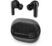 Serenity Anc Casque True Wireless Avec Annulation De Bruit (4 Microphones, Bluetooth 5.3, Plastique Recyclé, Batterie 25 Heures, Certifié Ipx4) (Noir)