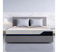 SERENITY HOME Matelas en mousse à mémoire de forme pour lit double de 35,6 cm, matelas respirant en gel rafraîchissant avec oreillers gratuits, matelas de soutien et anti-pression, sans fibre de verre