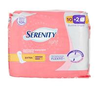 Serenity Je compte - Absorbant Anatomique supplémentaire, 12 serviettes hygiéniques
