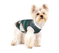 Serenity Lake T-shirt imprimé camping pour petits chiens Chemise tendance respirante sans manches pour petits chiens
