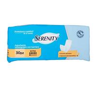 Serenity Lot de 30 serviettes hygiéniques rectangulaires avec barrière EXTRA