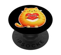 Serenkitty Musique Notes Musicales Coeur Chat Mignon PopSockets PopGrip Adhésif