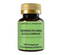 Serenoa Epilobium Citrouille Complex avec Ortie Pygeum Africanum Lycopène et Verge D'or 100 Comprimés, 1 par Jour | Complément pour la Prostate et les Voies Urinaires