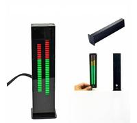 Serenophile Analyseur d'affichage de spectre de musique LED - Indicateur de niveau sonore stéréo - VU mètre avec 7 modes - Alimentation CC 5 V - Double canal 60 segments - Vitesse et gain réglables