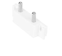 Serenophile Base de détecteur d'eau avec sonde en acier inoxydable pour système d'alarme de fuite intérieur extérieur capteur d'humidité indicateur de niveau blanc