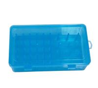 Serenophile Boîte de rangement pour 42 bobines de fils à coudre - Étui de rangement en plastique transparent pour aiguilles à broder et bobines - Kit d'outils de couture portable pour l'organisation